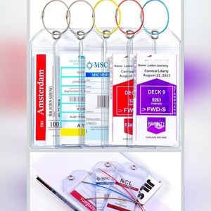 Cruise Ship Luggage Tags with Steel Loops